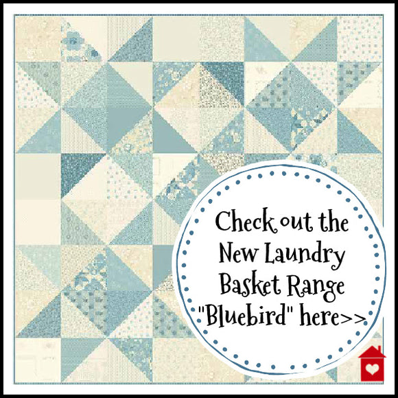 Laundry Basket Quilts~ Bluebird