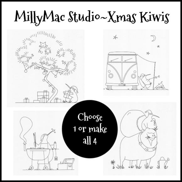 MillyMac Studio~Xmas Kiwi