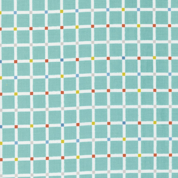 Delivered with Love~Grid Check~ Light Teal