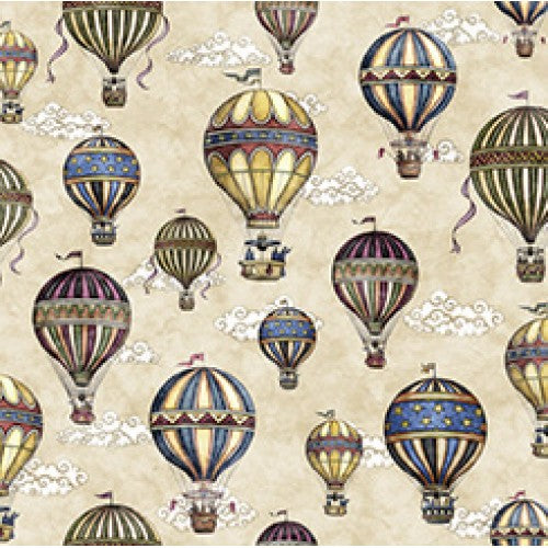 Flying High~ Hot Air Balloons~ Cream