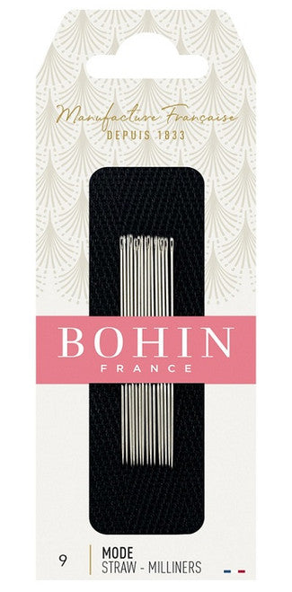 Bohin ~Milliners-Straw Size 9- 15/pkt
