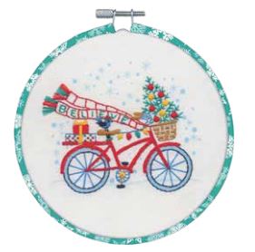 Holiday Bicycle ~ Dimensions Pattern & Kit