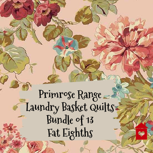 Laundry Basket Quilts Primrose~ Bundle of 13 Fat Eighths