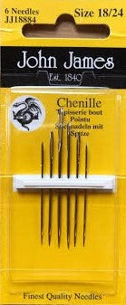 John James  ~Chenille Needles size 18/24
