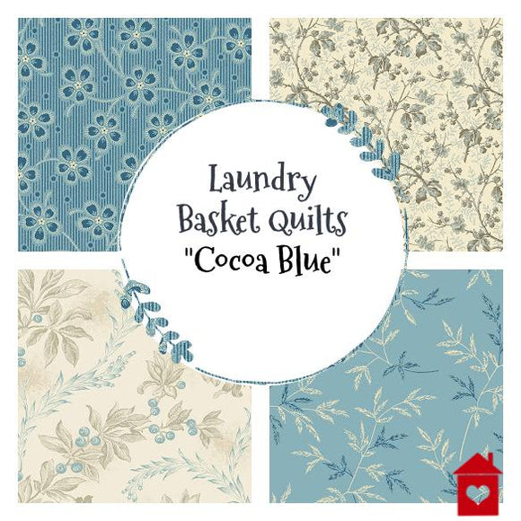 Laundry Basket Quilts ~ Cocoa Blue Collection