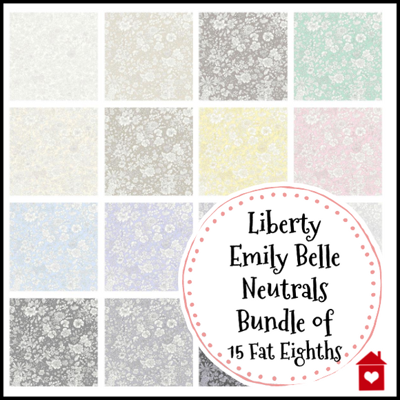 Liberty Fabrics - Emily Belle~ Neutrals