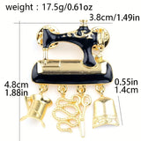 Sewing Machine Lapel Pin