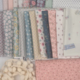 Hatched & Patched ~Sidewalk Cushion~ pattern & fabric kit