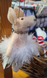 Christmas Pig Jig~ hanging ornament~3 colours to choose from