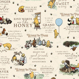 Winnie the Pooh~ Bundle of 5 Fat quarters