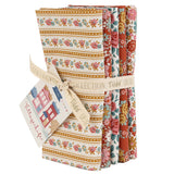 Preorder~Tilda~ "Village Life"~ Fat Quarter Bundle~ Rust/Ochre