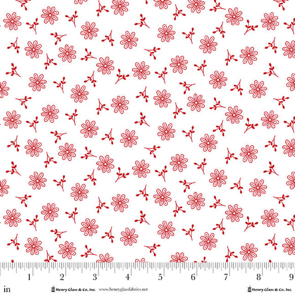 Gail Pan~Redberry Lane~  Daisy Sprig ~ White