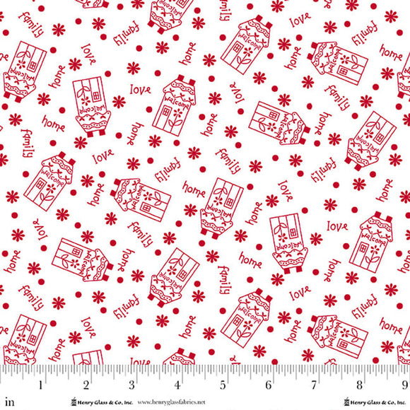 Gail Pan~Redberry Lane~  House of Love Toss~ White