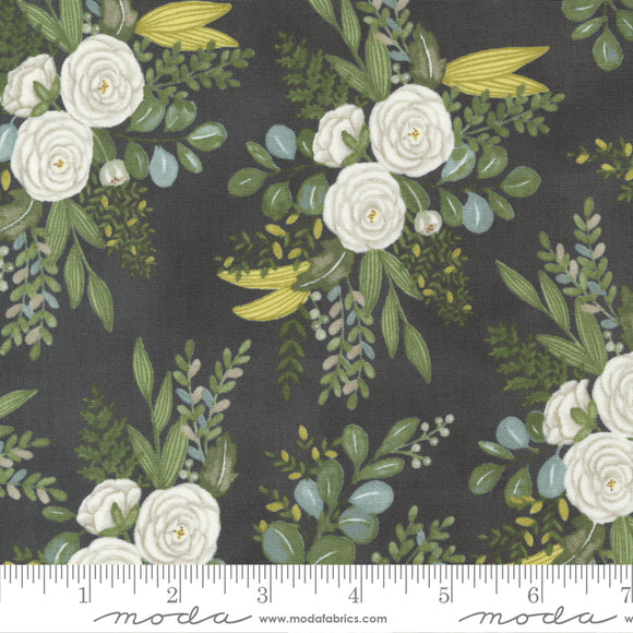 Happiness Blooms~Floral~Slate