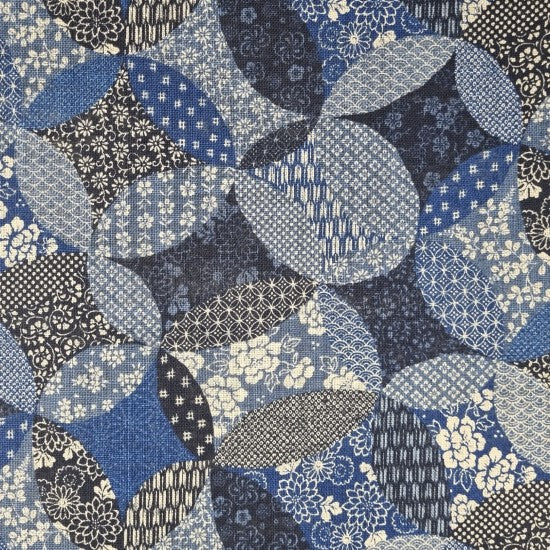 Kino~ circles collage~Blue