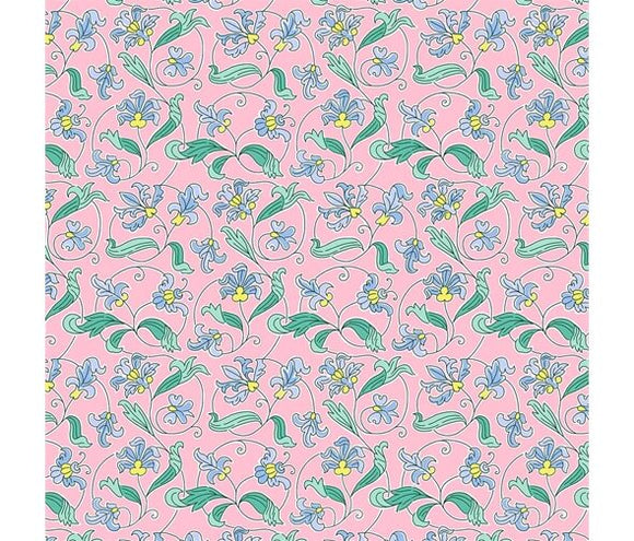 Liberty Fabrics - London Parks~Park Gates B~Pink