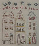 The Birdhouse~Out & About ~ Preprinted Stitchery Panel