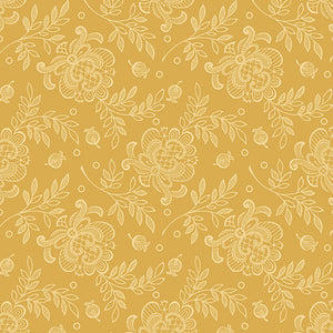 French Mill~ Lace Rose~ Yellow