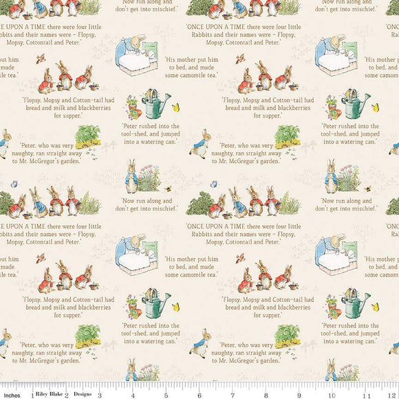 The Tale of Peter Rabbit -Text~Cream