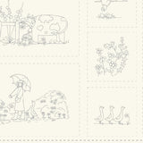 Sidonie a la Femme~ Stitchery Panel~preprinted