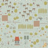 Hatched & Patched~Appleby Farm~ DV7732 Farm Scene ~ Blue