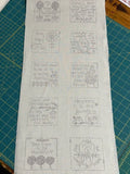 The Birdhouse~ Sweet Sentiments~ Preprinted Stitchery Panel