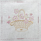 French General~ Joie De Vivre ~ Embroidery Linen Panel 60cm