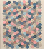 Fig 'n Berry Creations~ Little Bluebird Hexagons- BOM~ 12 months