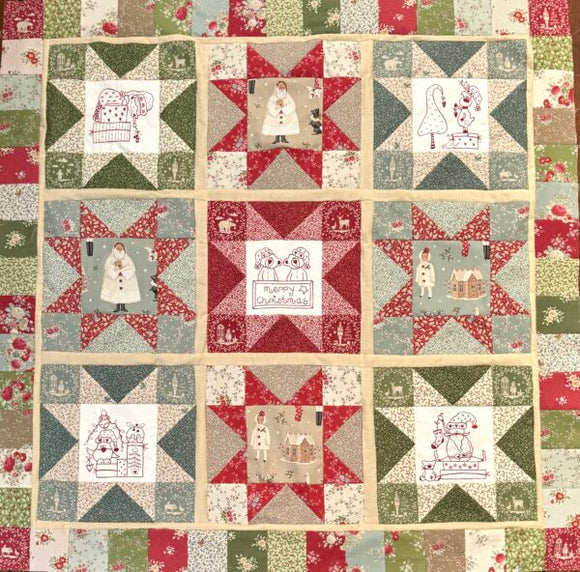 Preorder~Fig 'n' Berry Creations~ Merry Little Christmas Stars~pattern
