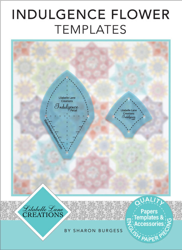 Mini Indulgence Flowers - 2 Piece Acrylic templates
