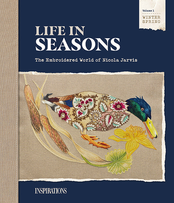 Last 1 left! ~Life in Seasons~ The Embroidered world of Nicola Jarvis