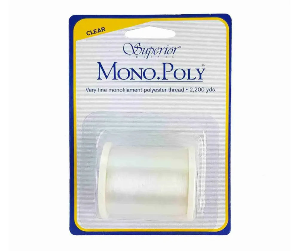 MonoPoly Superior Thread ~ clear ~2200yds – MillyMac Supplies