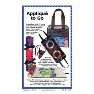 "Applique to Go" thread case & project roll pattern-byannie