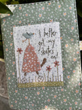 Hatched & Patched~ Put on my Skates Notebook Cover ~ Pattern
