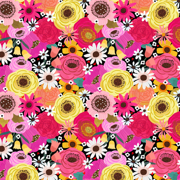 Springtime Tea~Dots~ Pink Florals