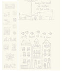 The Birdhouse~Out & About ~ Preprinted Stitchery Panel