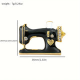 Sewing Machine Brooch