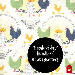 Break of Day~Fat Quarter Bundle of 9