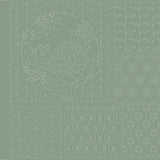 Botanical Sashiko Stitchery Panel~ Kentucky