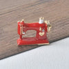 Red~Sewing Machine Brooch