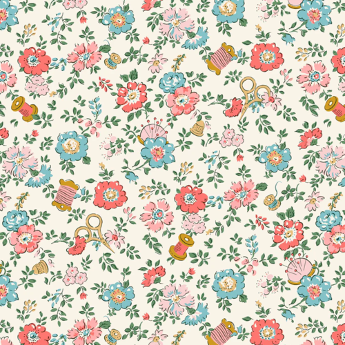 Liberty Fabrics - Tudor Celebration~ Haberdashery Floral B