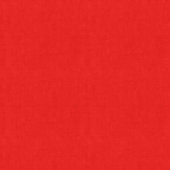 Makower Linen texture~Red~Colour 124