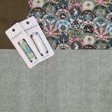 Baxter’s Inspiration Bag 5 ~ Japanese fabric with Sashiko Preprinted Stitcheries & threads.