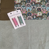 Baxter’s Inspiration Bag 5 ~ Japanese fabric with Sashiko Preprinted Stitcheries & threads.