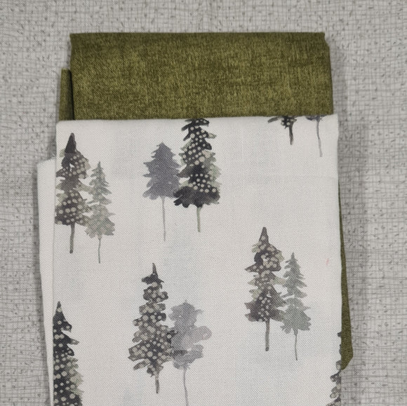 Bundle Sale of 3 fat Quarters ~ Forests