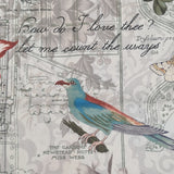 3 Sisters~Rendezvous~Botanical Collage~Porcelain