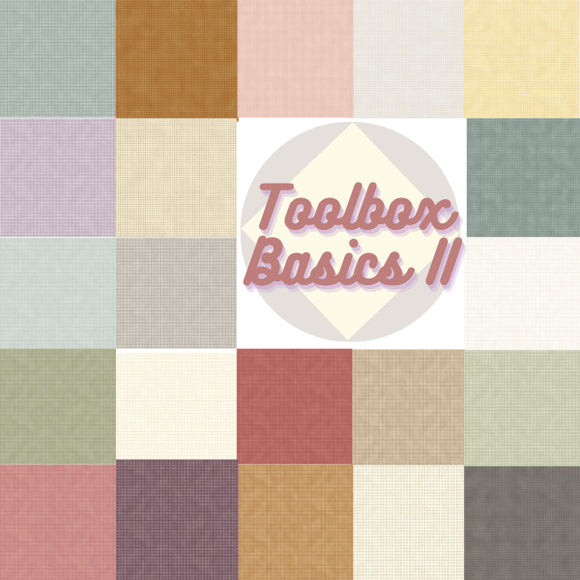 Toolbox Basics ll~Mini Check - Fat Eighth Bundle of 22