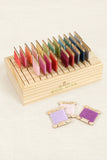 DMC ~ Eco Vita Wooden thread box with 24 bobbins