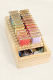 DMC ~ Eco Vita Wooden thread box with 24 bobbins