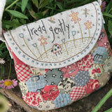 Hatched & Patched~ Tread Gently Bag~Pattern